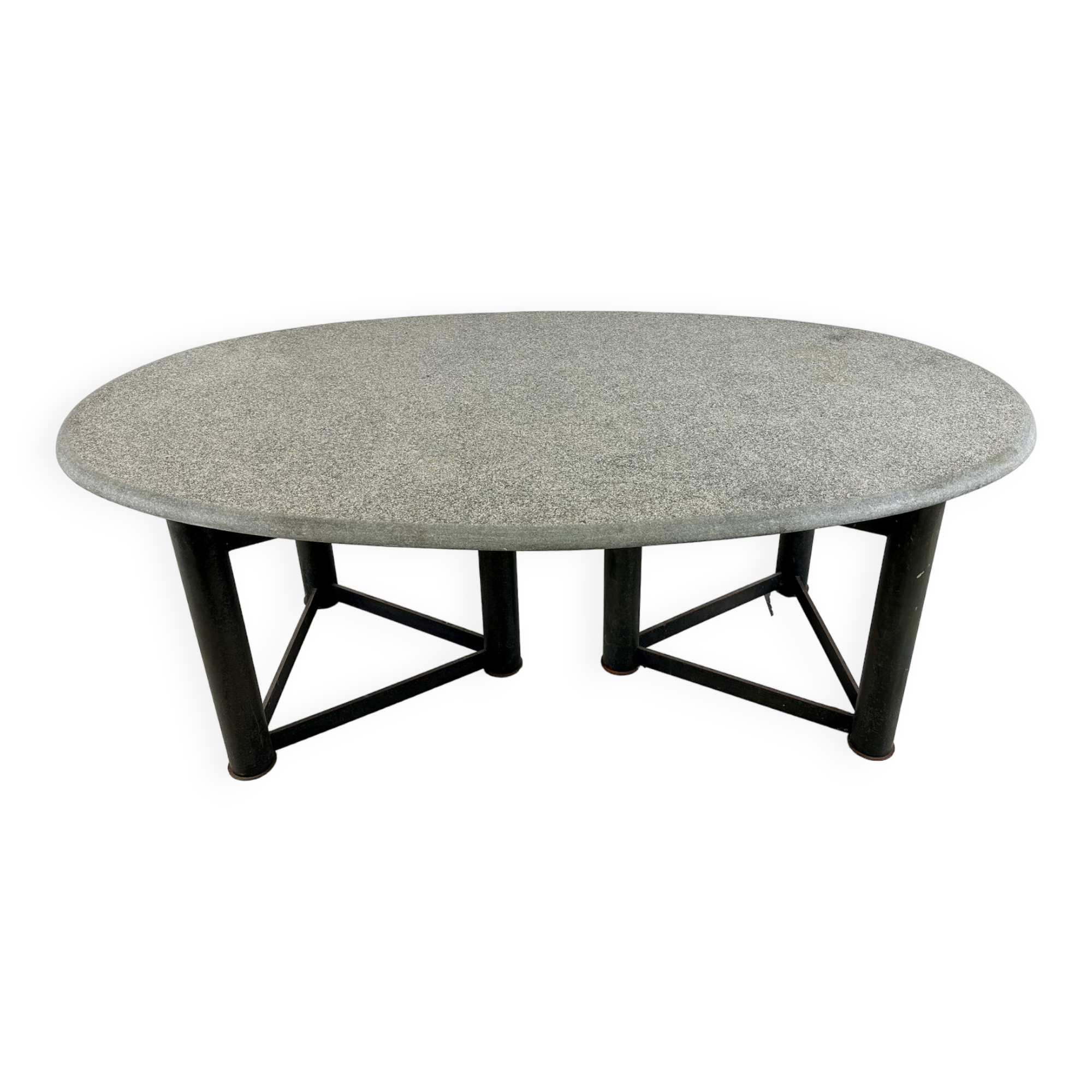 Oval dining table 1970s