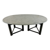 Oval dining table 1970s