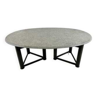 Table à manger ovale années 1970