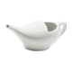 White ceramic saucier