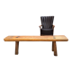 Banc brutaliste années 60