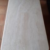 Travertine coffee table