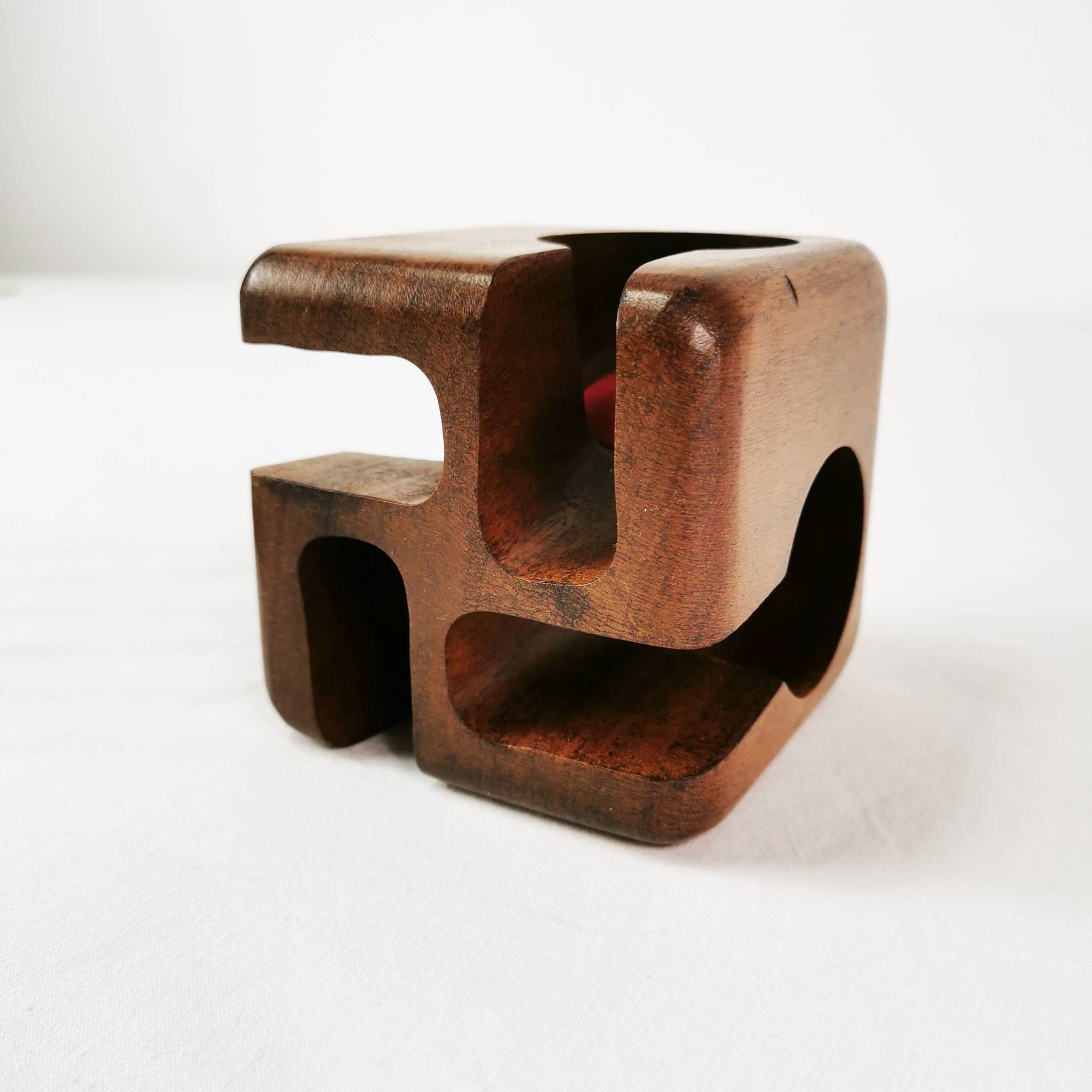 Mid century teak pipe stands, Sweden, 1960s.