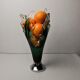 Sommerso vase by seguso in green murano glass, Italy, 1970