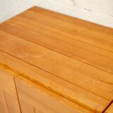 Maison Regain: modular office set. Pine. France, circa 1975