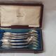 6 boulanger silver oyster forks