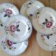 Set of 6 Wasmuel earthenware dessert plates -M.G
