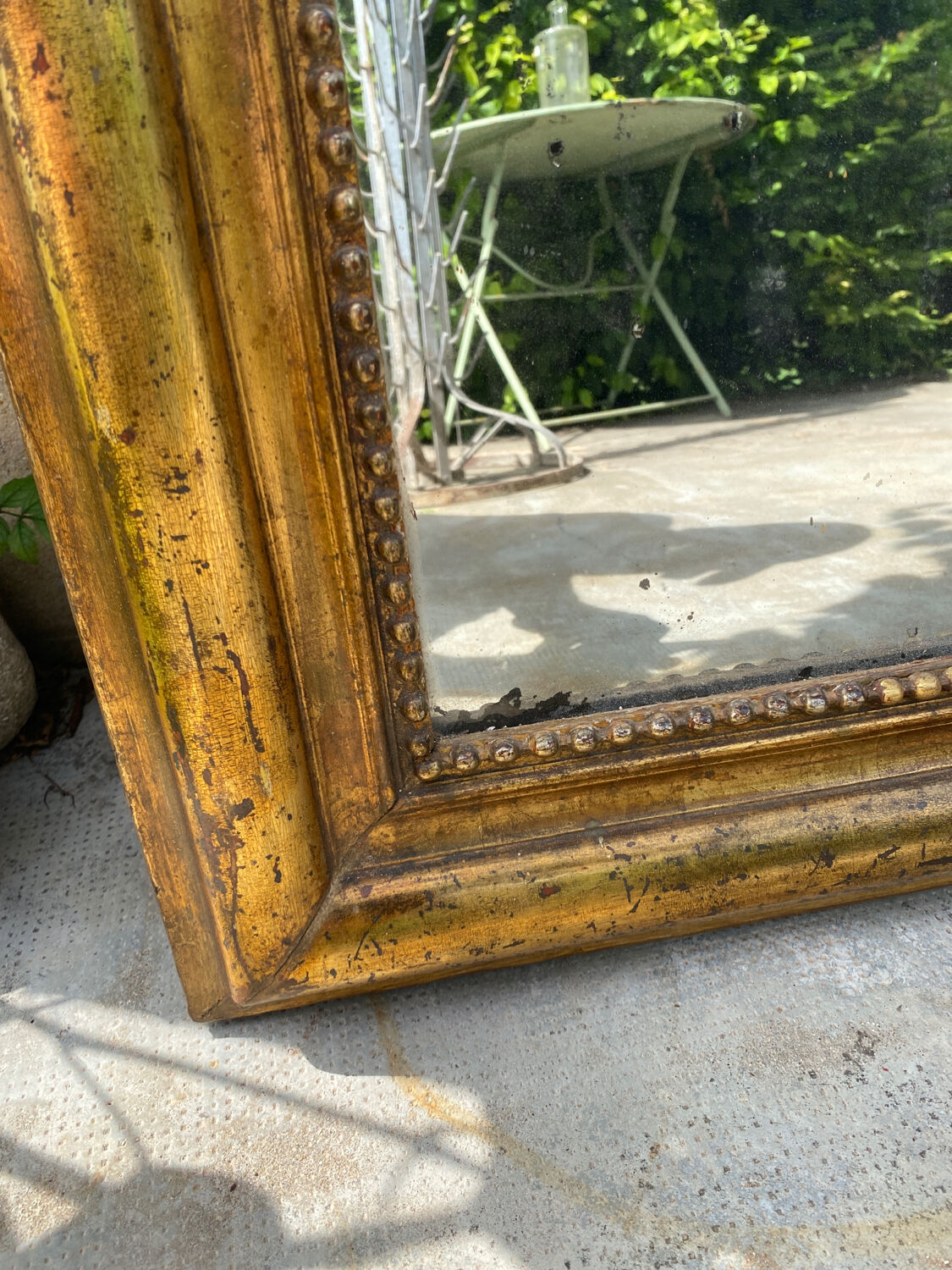 Louis Philippe mirror gilded 141x86