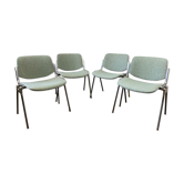 Série de 4 chaises de Giancarlo Piretti, Castelli 70