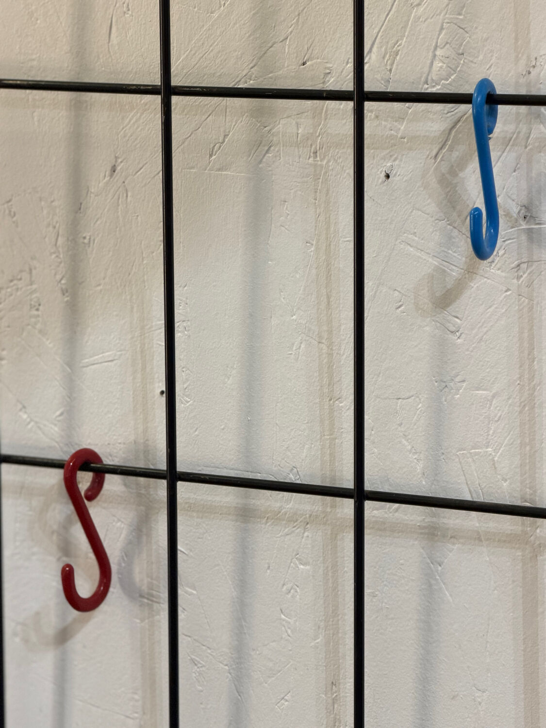 Metal wall coat rack from the 50s/60s.