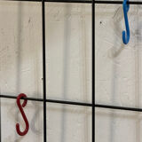 Metal wall coat rack from the 50s/60s.