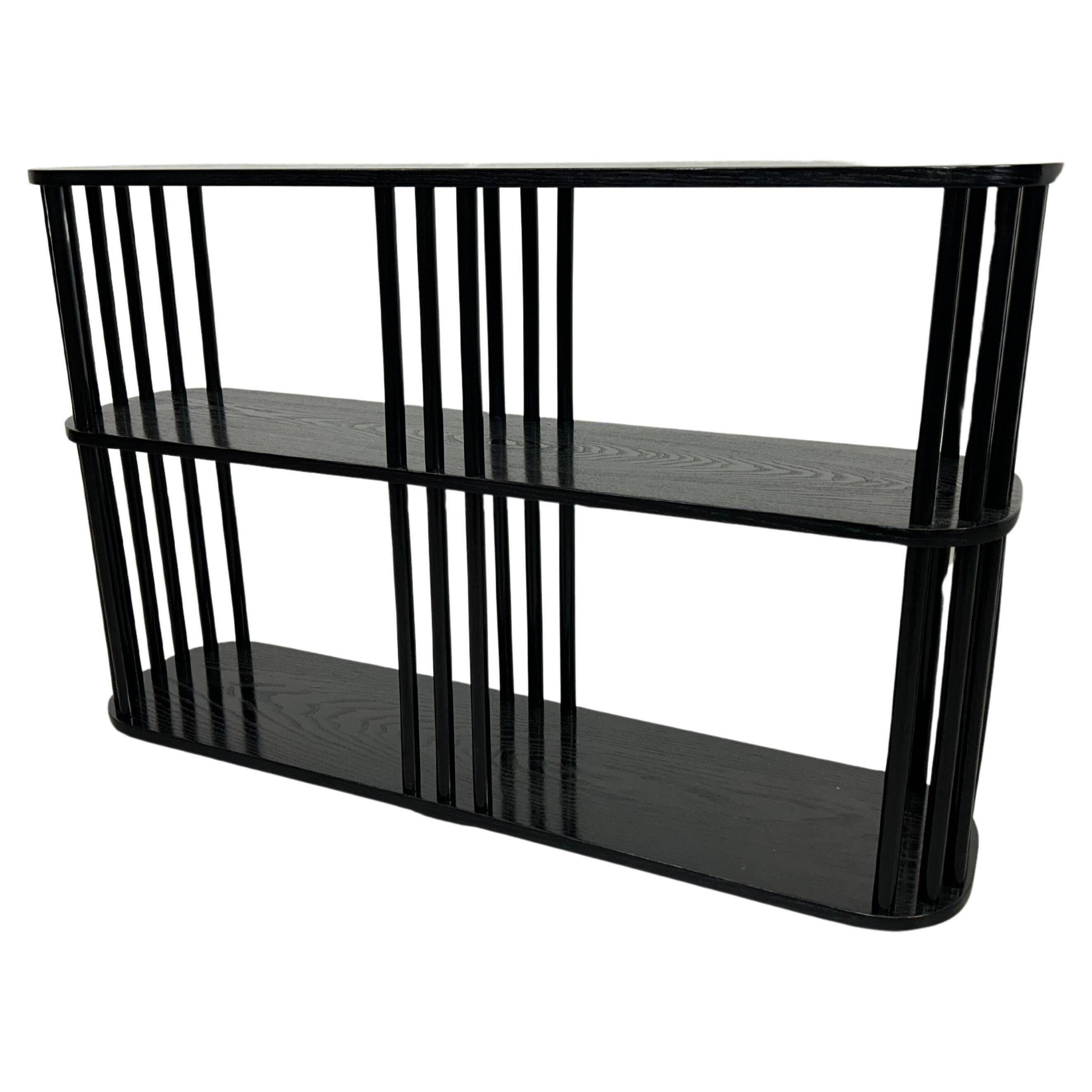 Black Art Deco shelf