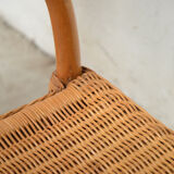 Pair of rattan armchairs