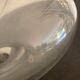 Italian vase signed and labeled Alfredo Barbini, Murano, 1960