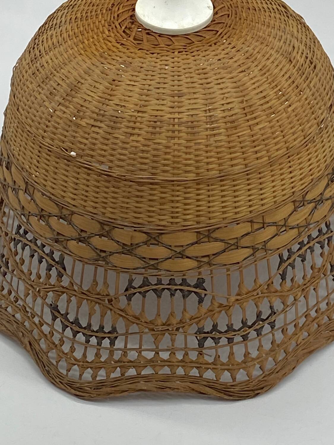 Pendant lamp / rattan / wicker / cane / vintage natural fibers