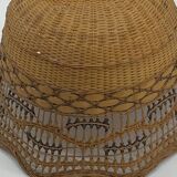 Pendant lamp / rattan / wicker / cane / vintage natural fibers