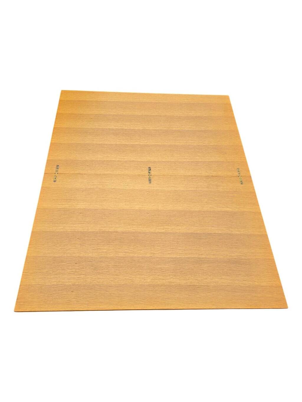 Table basse transformable scandinave en bois clair, années 60