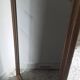 Louis Philippe fireplace mirror, old wood and stucco, mercury ice cream