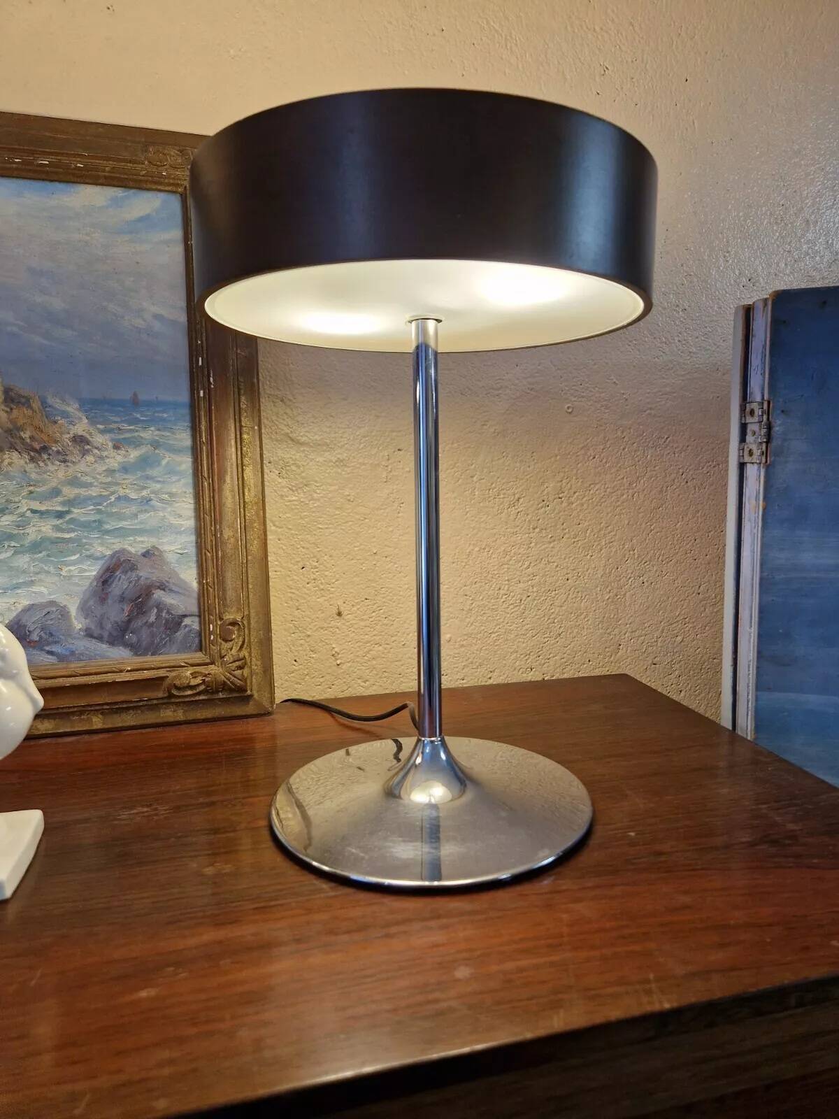 Pair of Vintage Italian Malibu Lamps 1980s