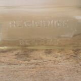 Clear glass bottle