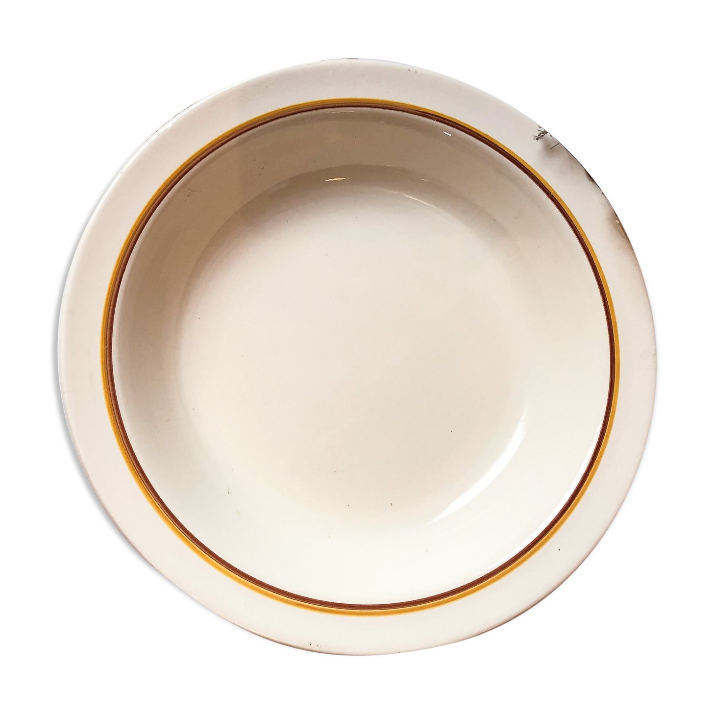 Large hollow dish Digoin Sarreguemine