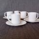 Moka cups in porcelain from Manufacture Royale (Limoges)