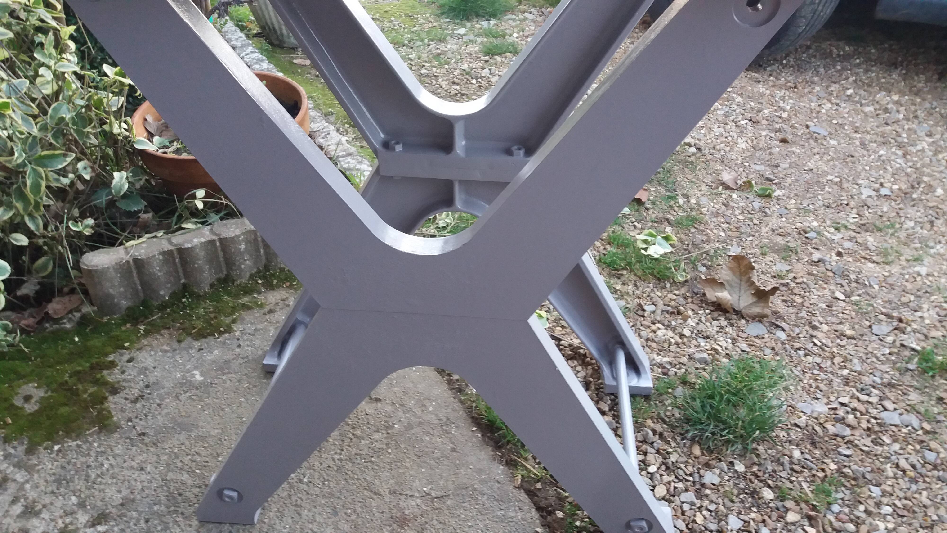 Industrial iron table