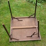 Vintage folding games table