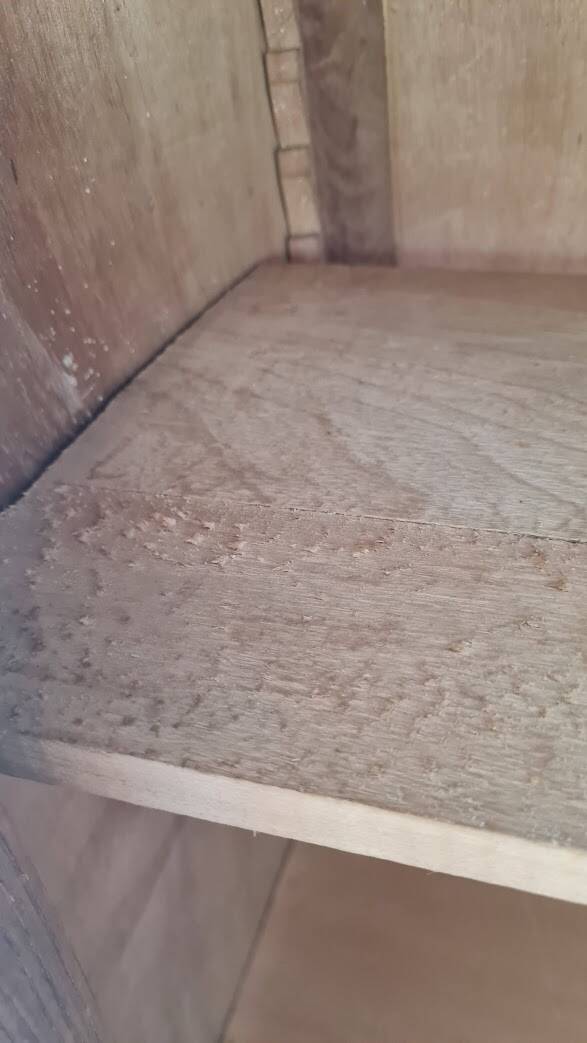 Glass-fronted Parisian wardrobe