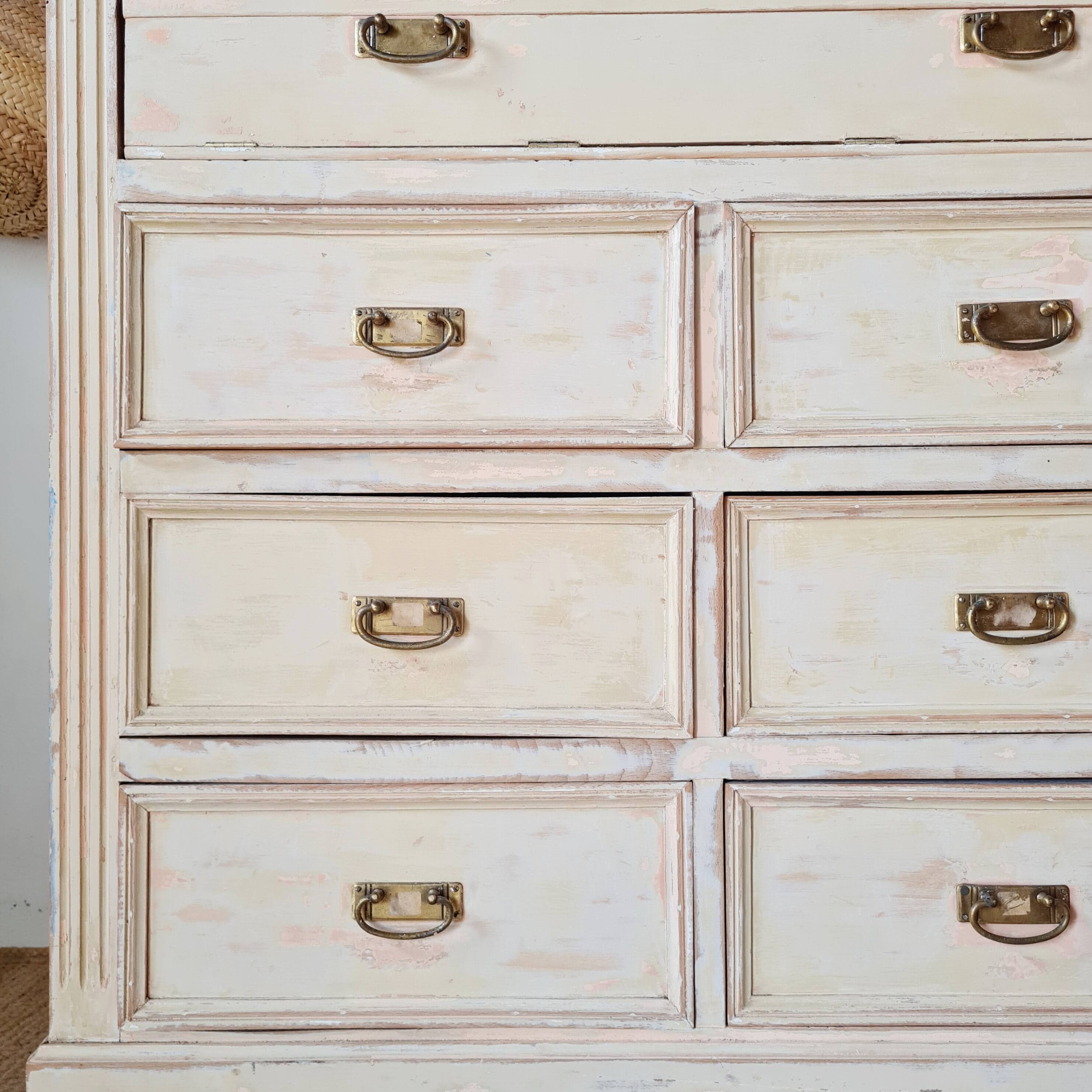 Haberdashery workbench - high chest of drawers - tallboy