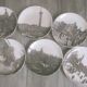 Set of 9 sepia plates Paris