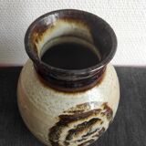 Vase en grès émaillé années 60/70