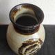 Enamelled sandstone vase – 60s/70s