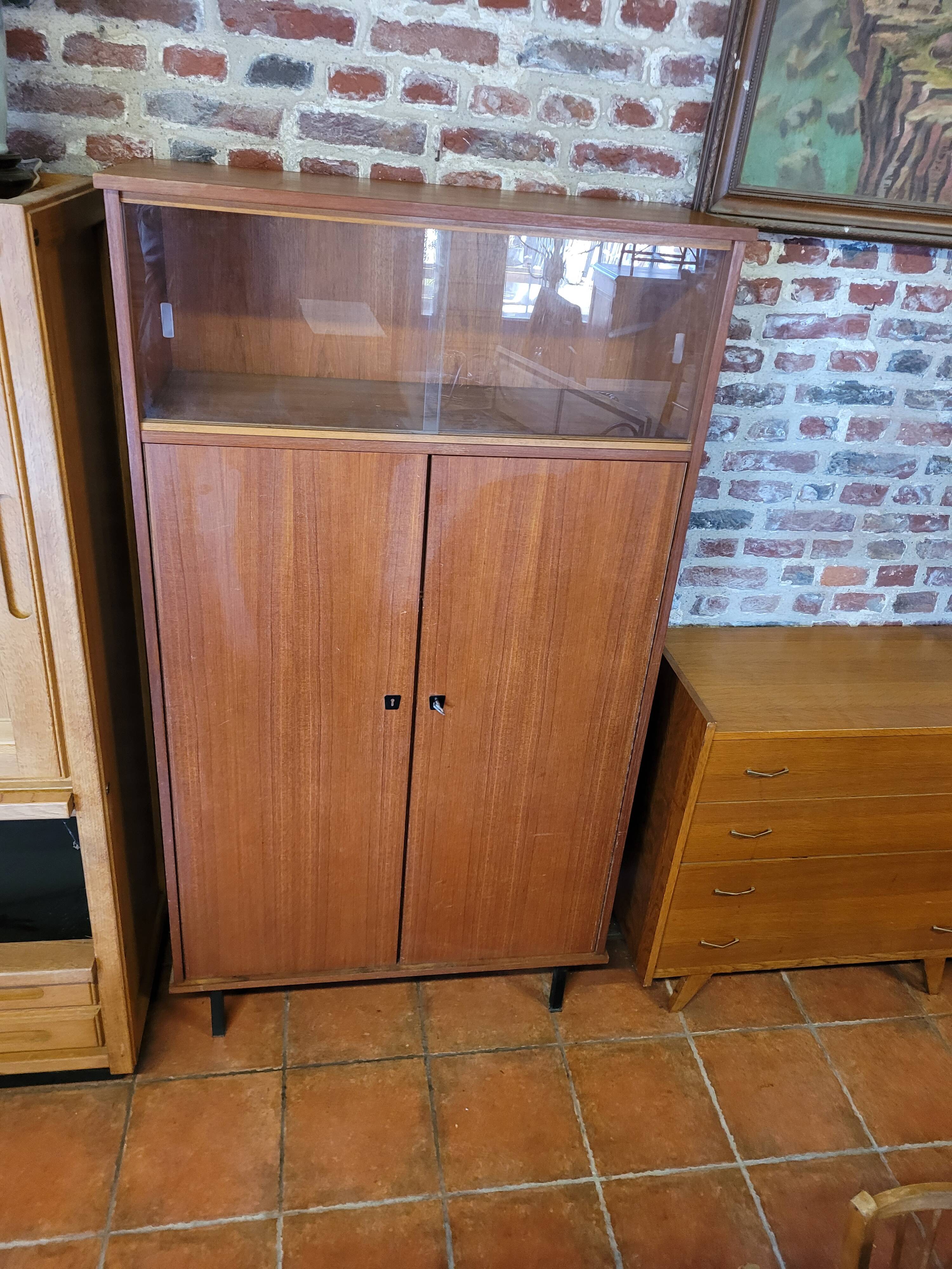 Vintage teak wardrobe from the 60s