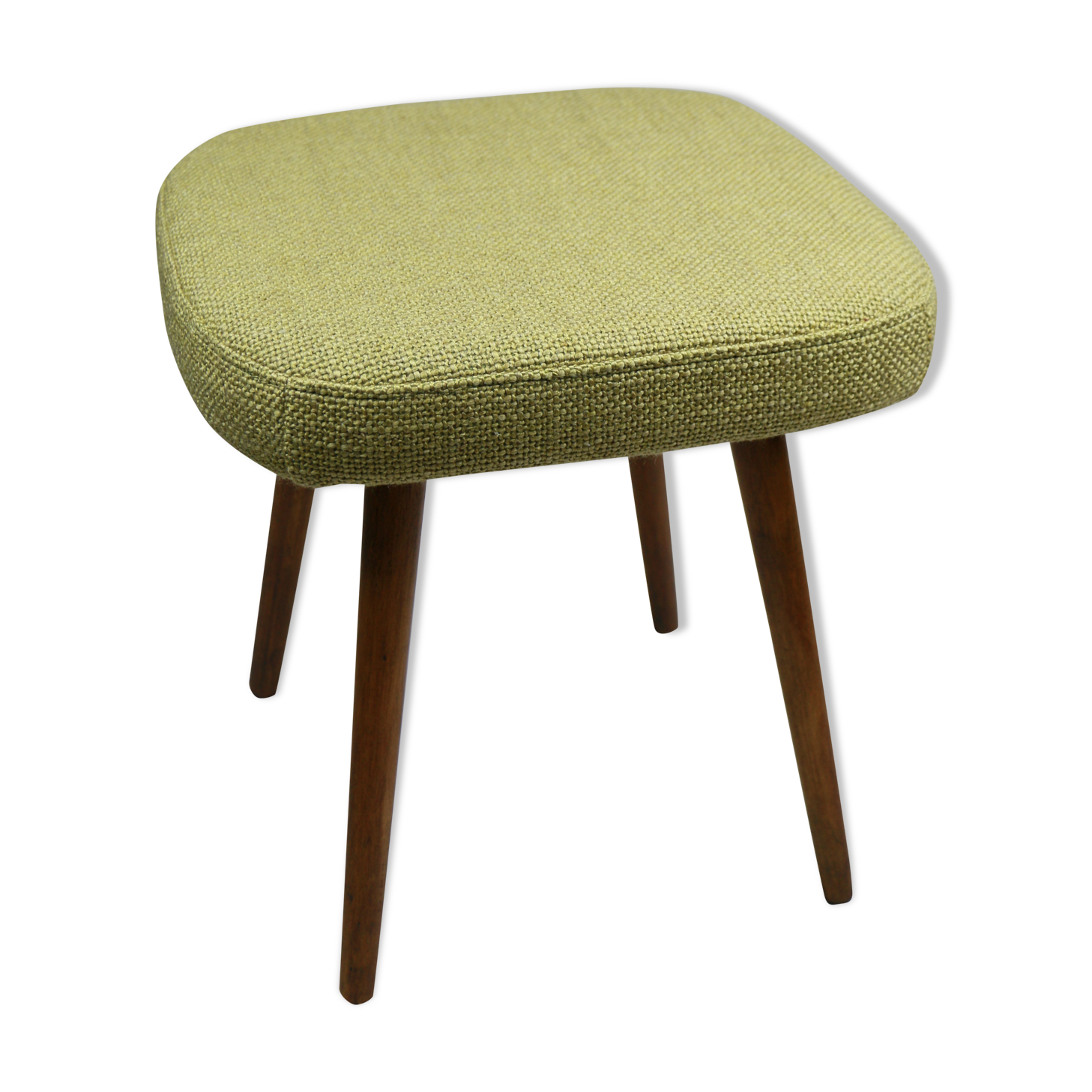 Vintage yellow stool, 1970