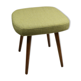 Tabouret jaune vintage, années 1970