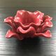 Pink flower candle holder