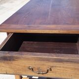 Restored solid oak farmhouse table
