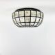 Large Mid-Century Glass Ceiling Light from Limburg, Germany, 1960s