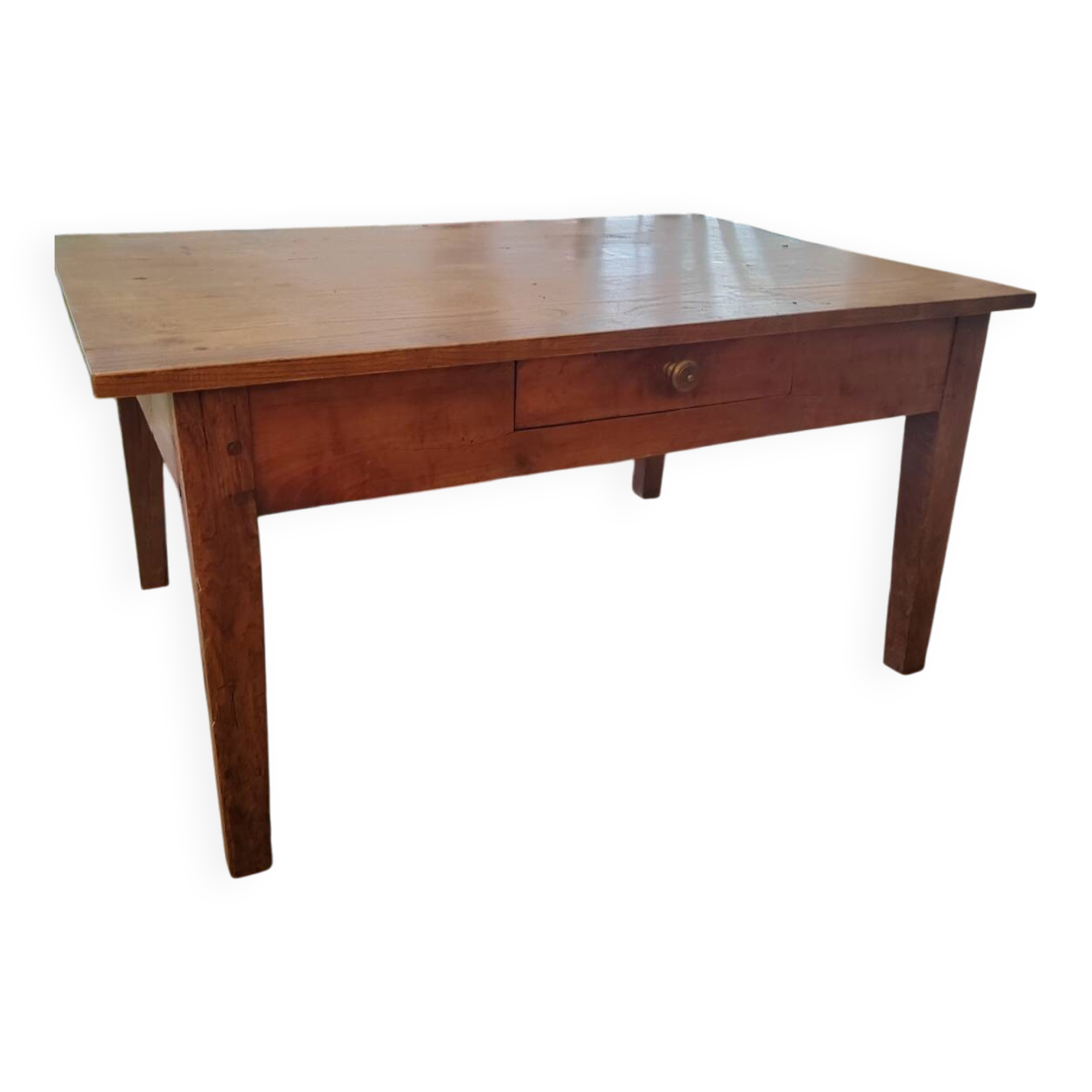Antique solid wood coffee table