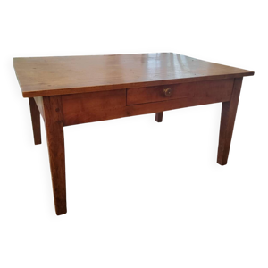 table basse ancienne - massif bois