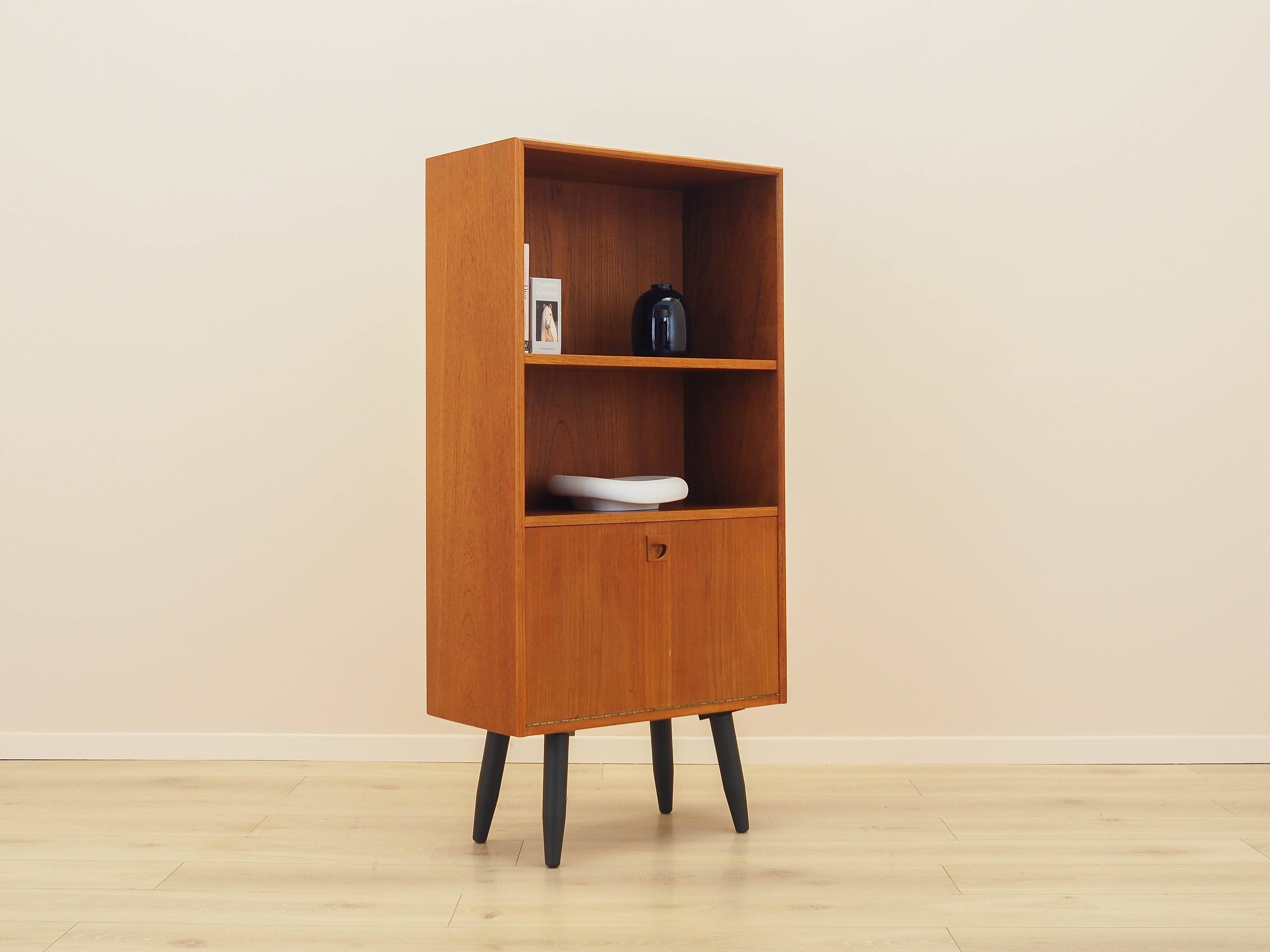 Teak bookcase, Danish design, 1970s, made in Denmark