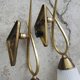 Pair of wall lamps, lunel edition, 1961 paris, vintage 50s, 60s.