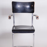 Chaise Spol avec accoudoirs fabriquée en Tchéquie des années 1930