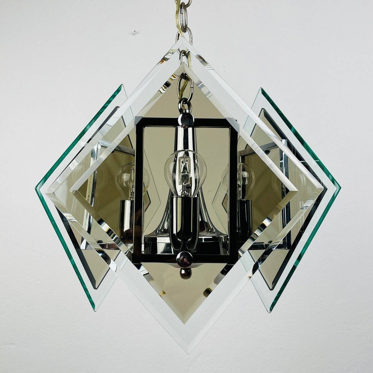 Art glass pendant by Fontana Arte, Italy, 1970s