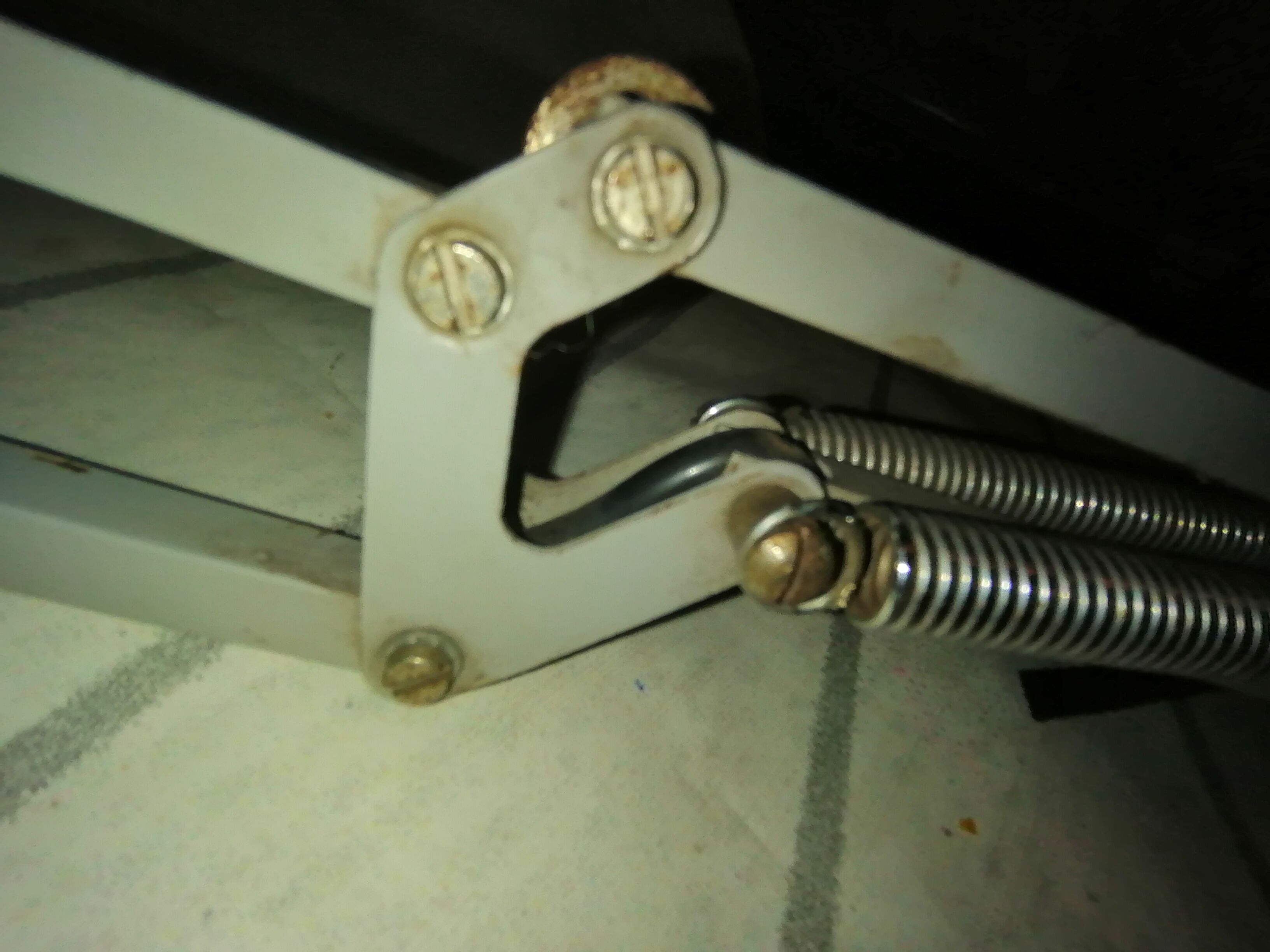 Industrial lamp desk architect 2 arms 1960 1970