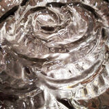 Murano glass square ceiling in the shape of a flower