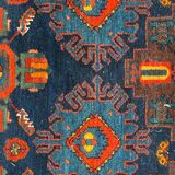 Tapis ancien persan Malayer couloir 109x525 cm