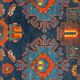Carpet old Persian Malayer corridor 109x525 cm