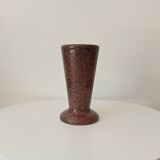 Vintage speckled granite vase